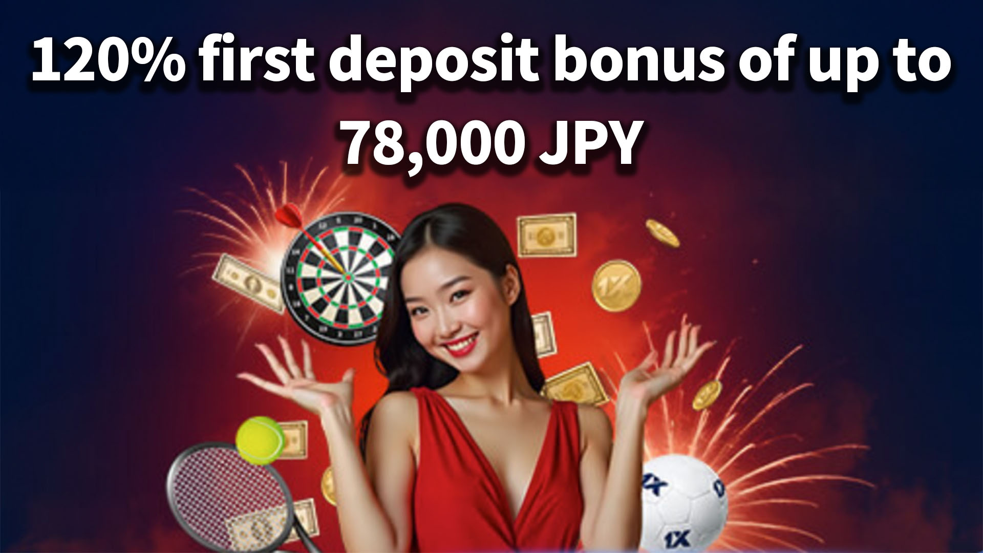1xbet Promotion 120% first deposit bonus