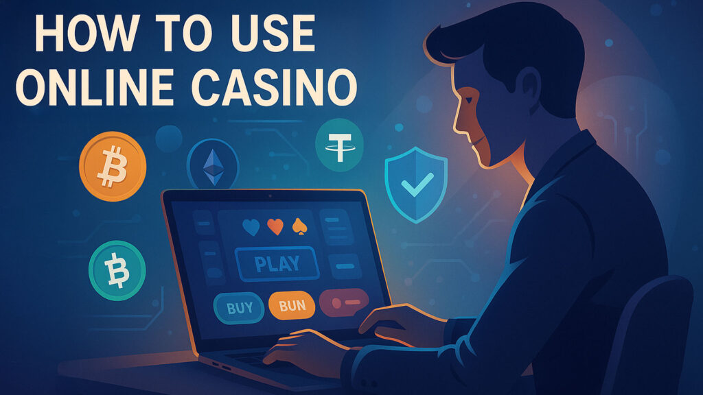 how to use online casino
